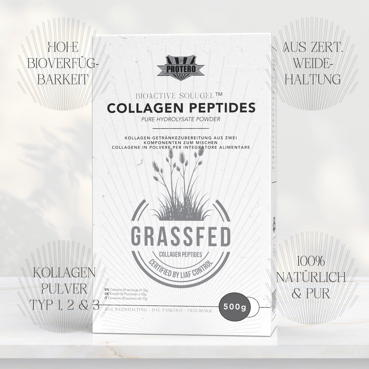 Grass-Fed Kollagen Peptide | Original Bioactive Solugel Hydrolysat