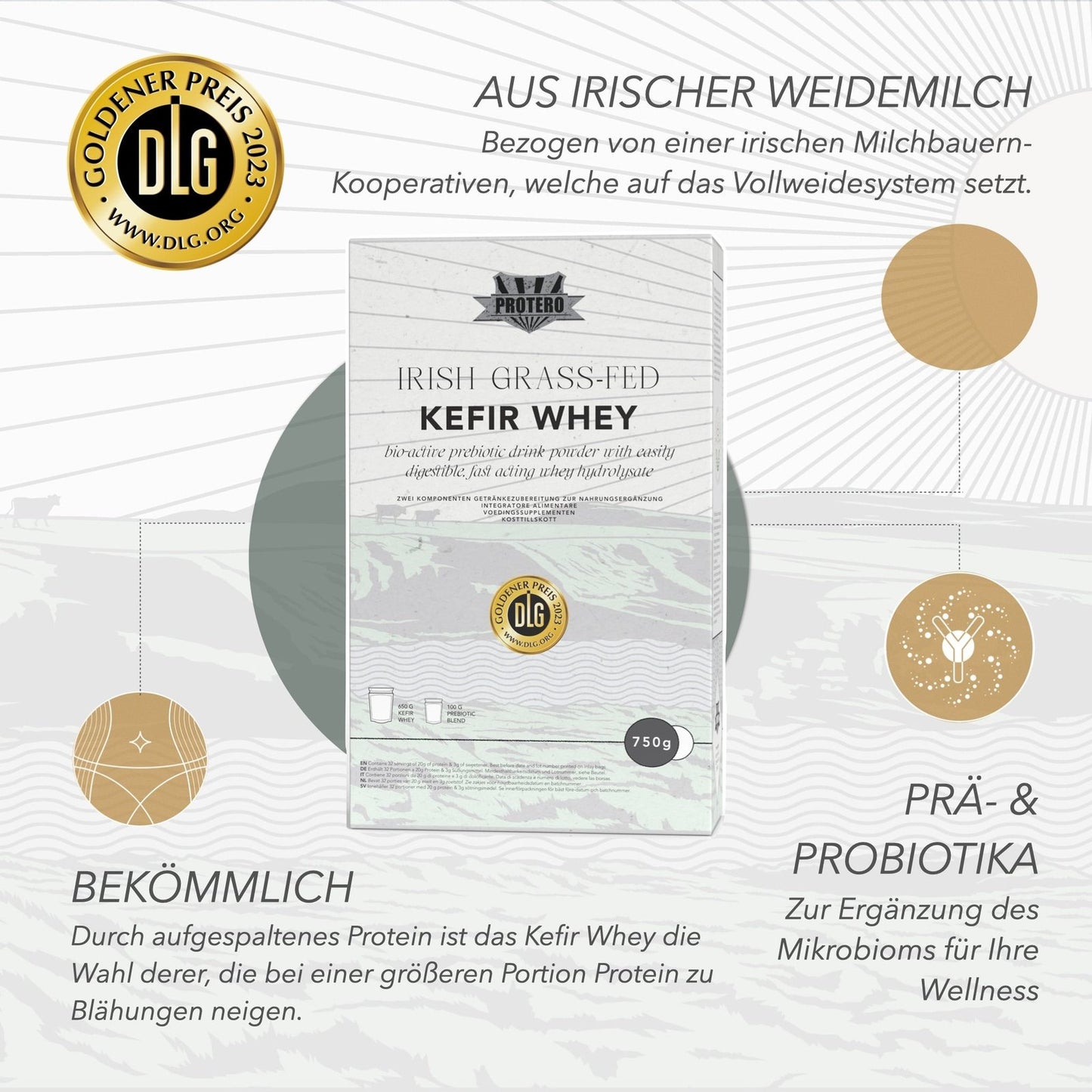 Kefir Whey Hydrolysate 750g