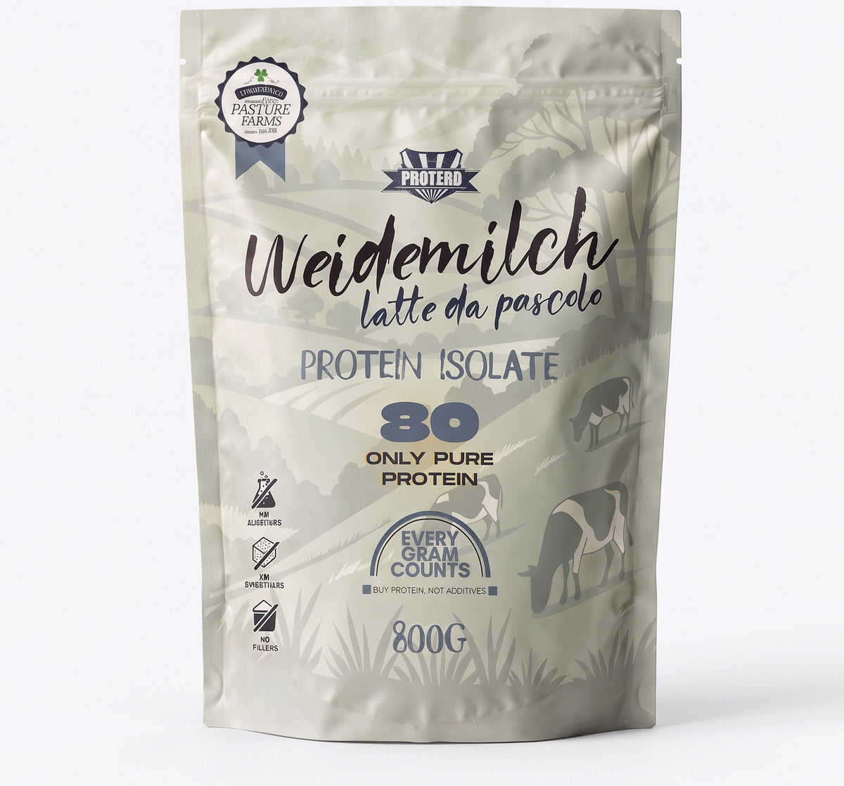 Grass-fed Whey Protein High Fat - no additives